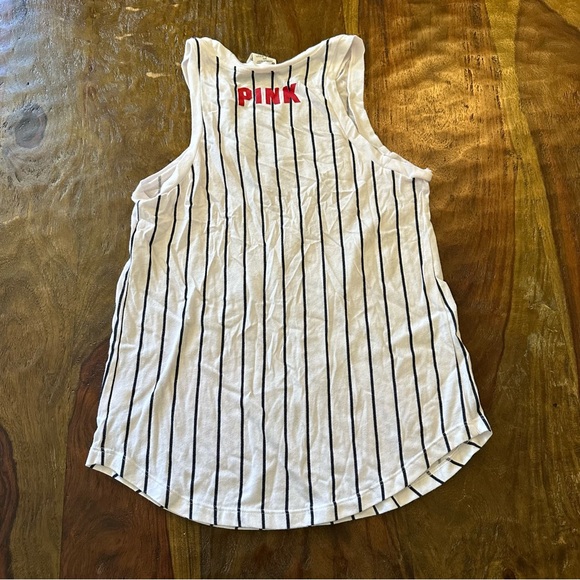 PINK Cleveland Guardians Baseball PinStriped Tank Top XS! - Picture 3 of 3